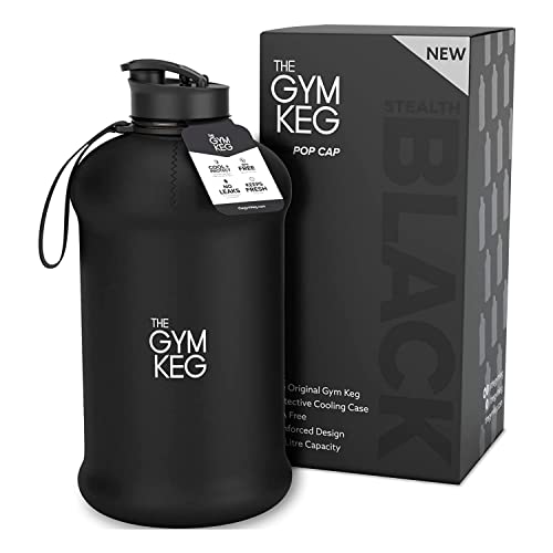 Gymreapers 128 oz Stainless Steel Water Bottle