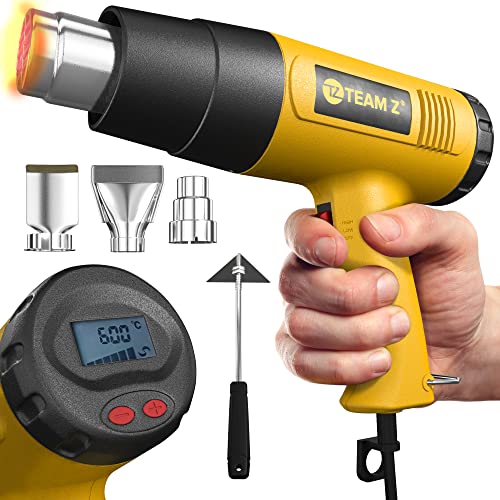 1800w Heat Gun Kit Industrial Hot Air Gun Fast Heating Lcd Digital