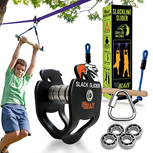 Trailblaze Ninja Slider Slackline Pulley 300lb Capacity