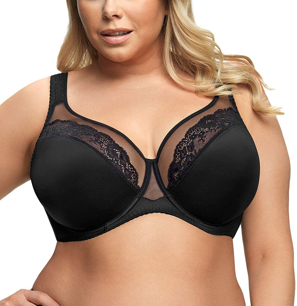 Gorsenia Paradise soft bra K496 - Elegance in navy blue shade