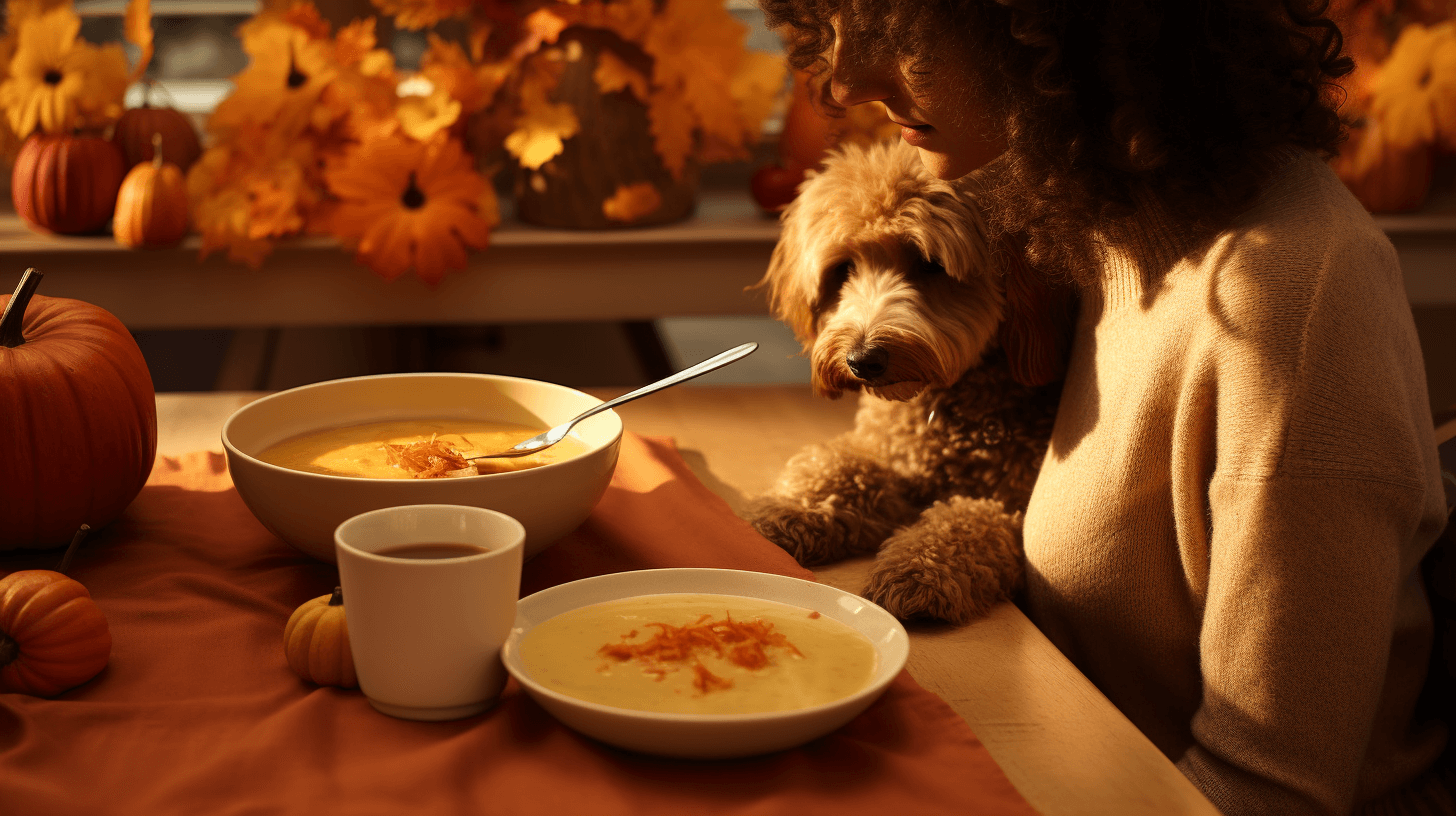 labradoodle pumpkin soup