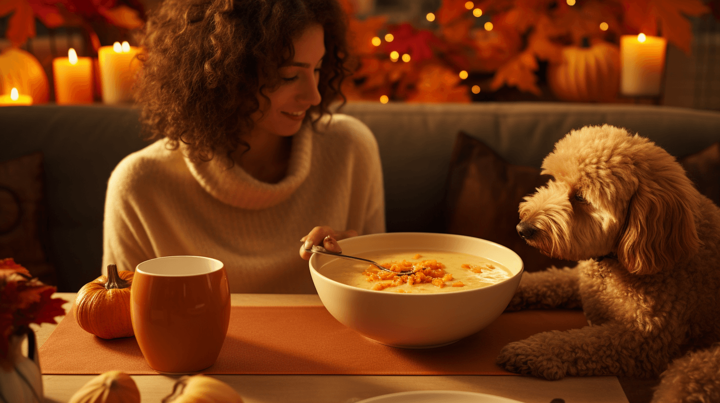 labradoodle pumpkin soup