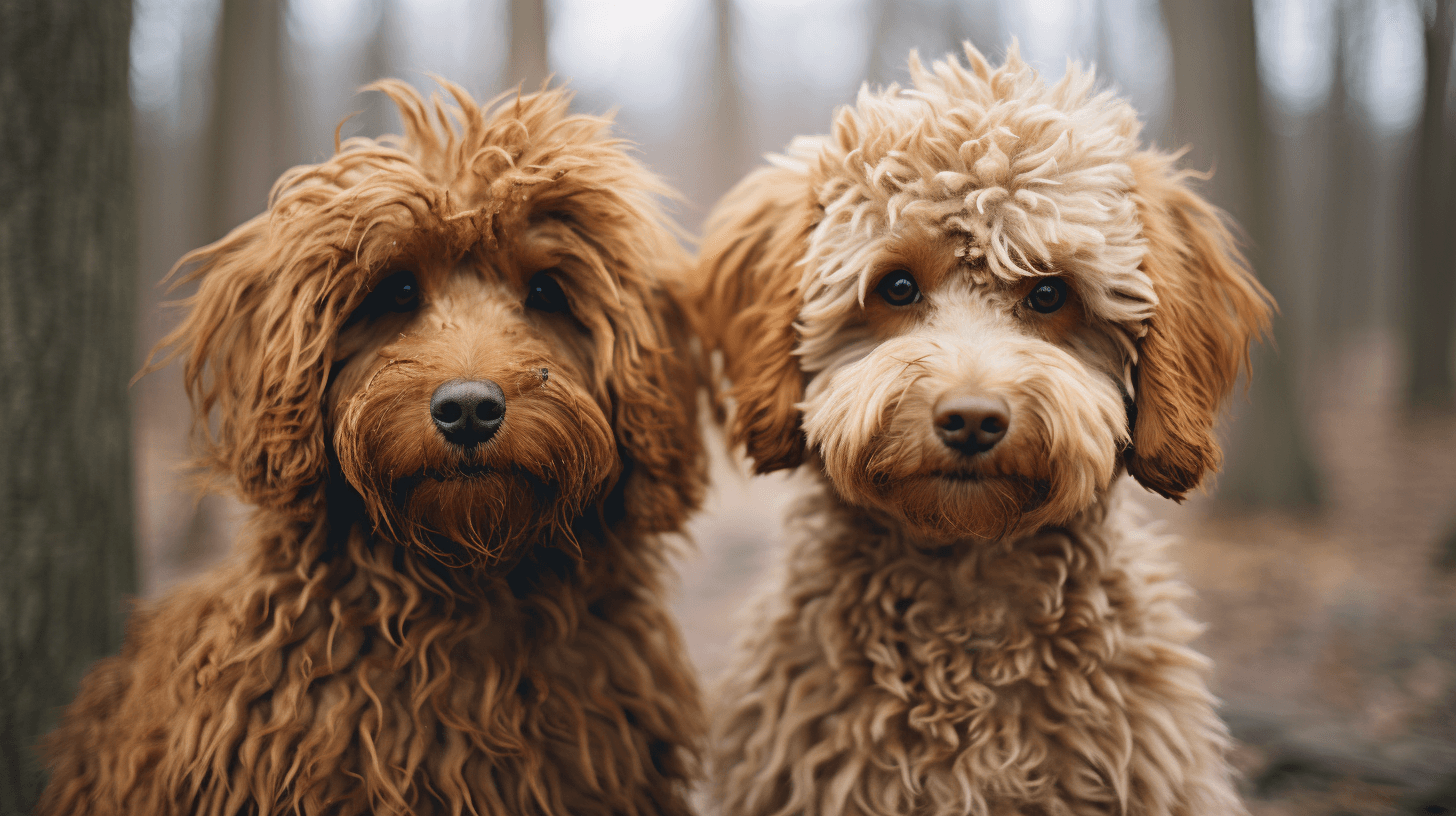 Shaved Labradoodles