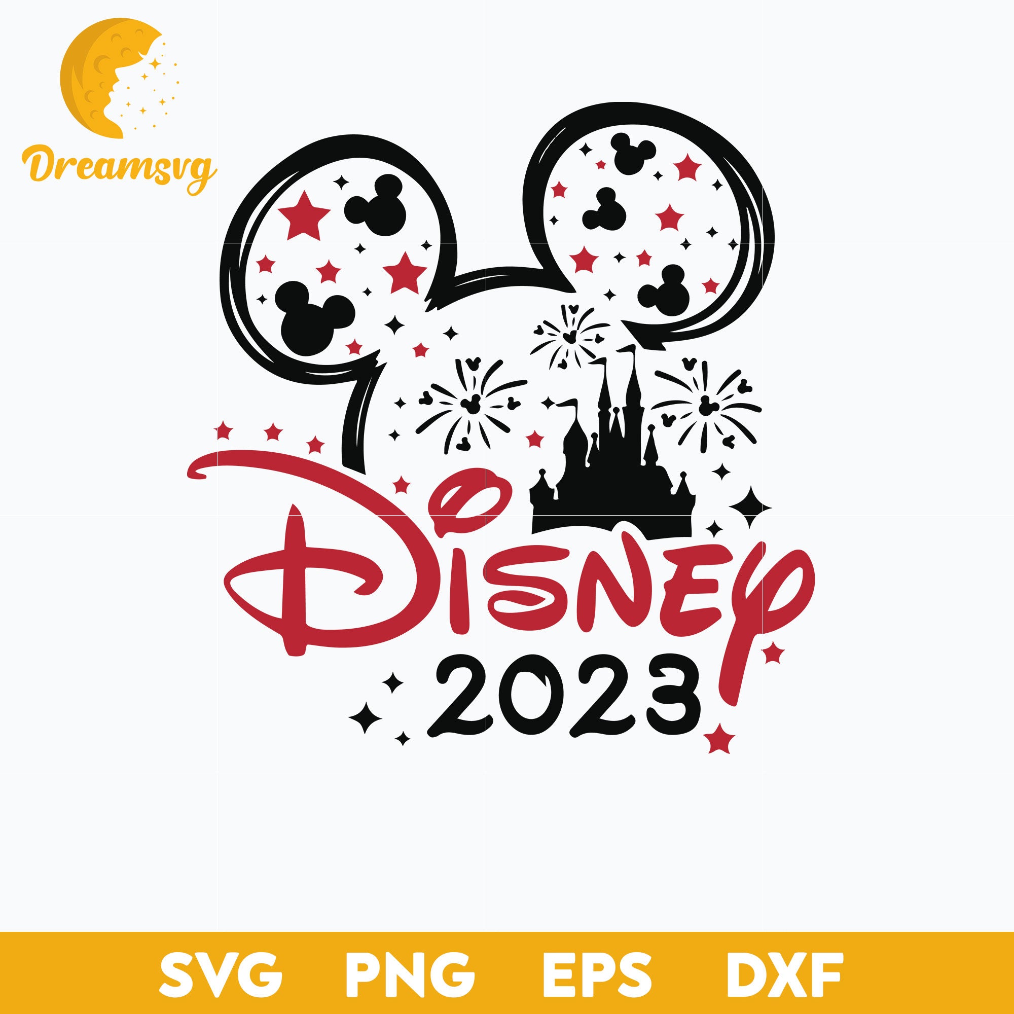 2023 Disney Squad Mickey Mouse or Minnie Iron on Transfer