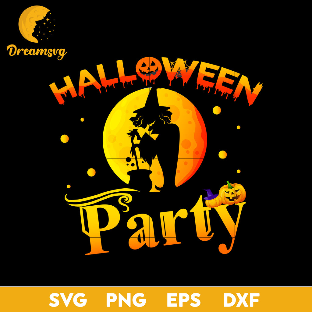 Halloween Party svg, Halloween svg, png, dxf, eps digital file.