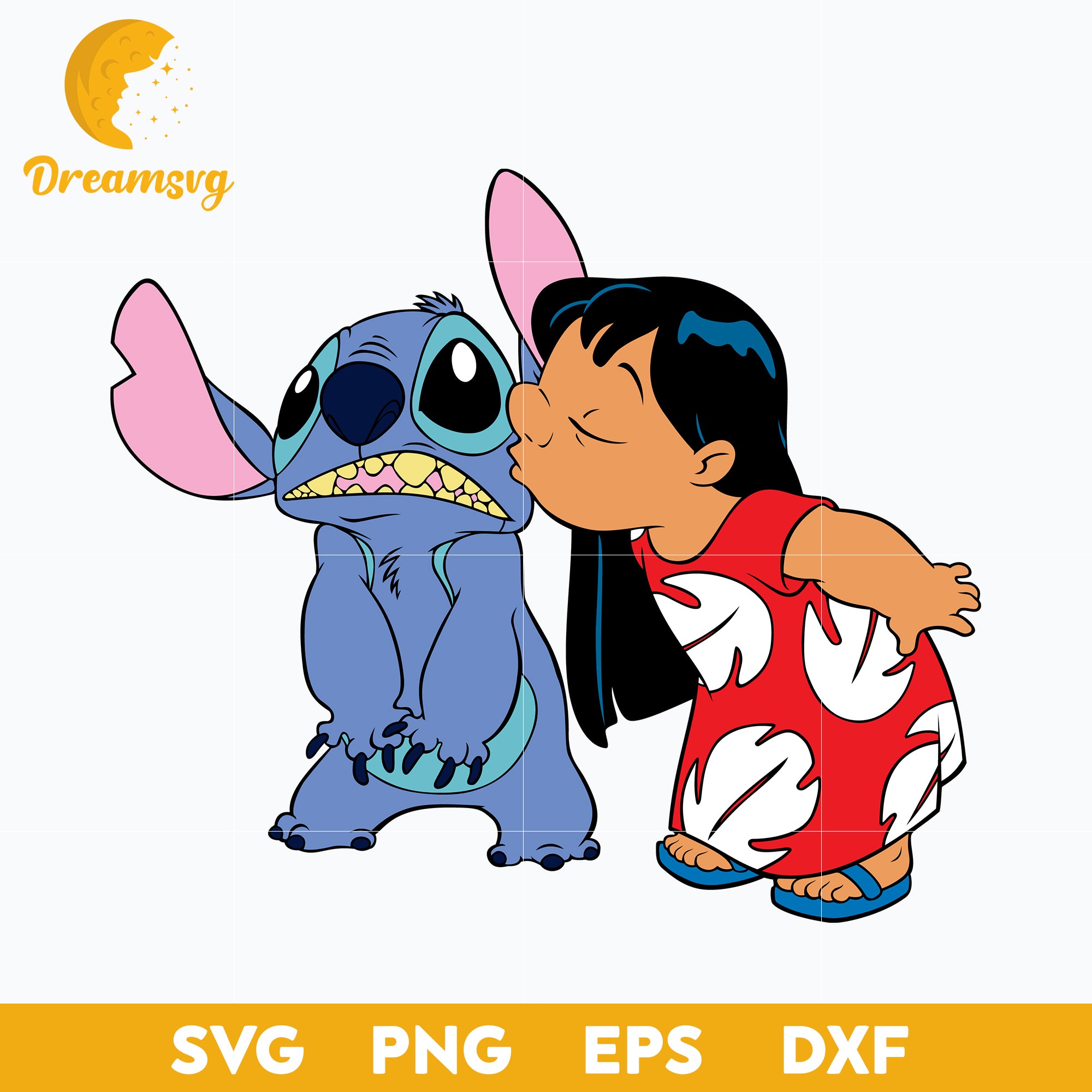 Stitch SVG, Lilo and Stitch SVG, Cartoon SVG, PNG, DXF, EPS Digital Fi –  DreamSVG Store