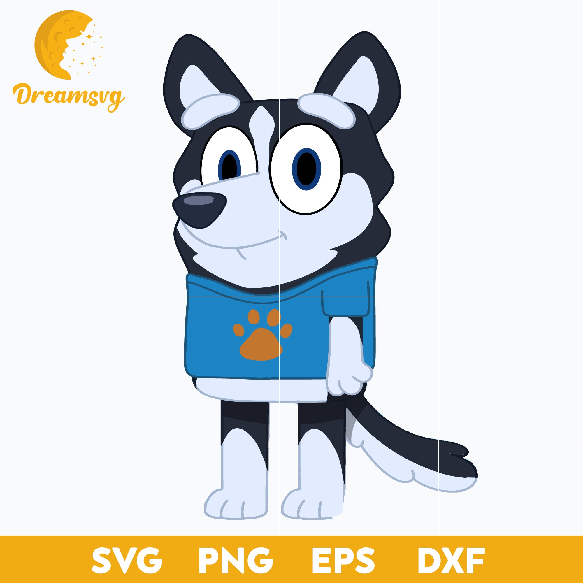 Bluey Iron On Transfer Svg, Bluey Birthday Svg, Bluey Characters Svg, Png,  pdf, dxf digital file