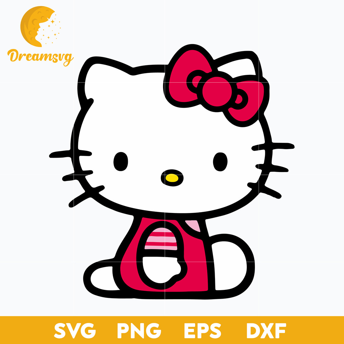 Hello Kitty Svg, Hello kitty characters, Hello Kitty cartoon svg, Cart ...