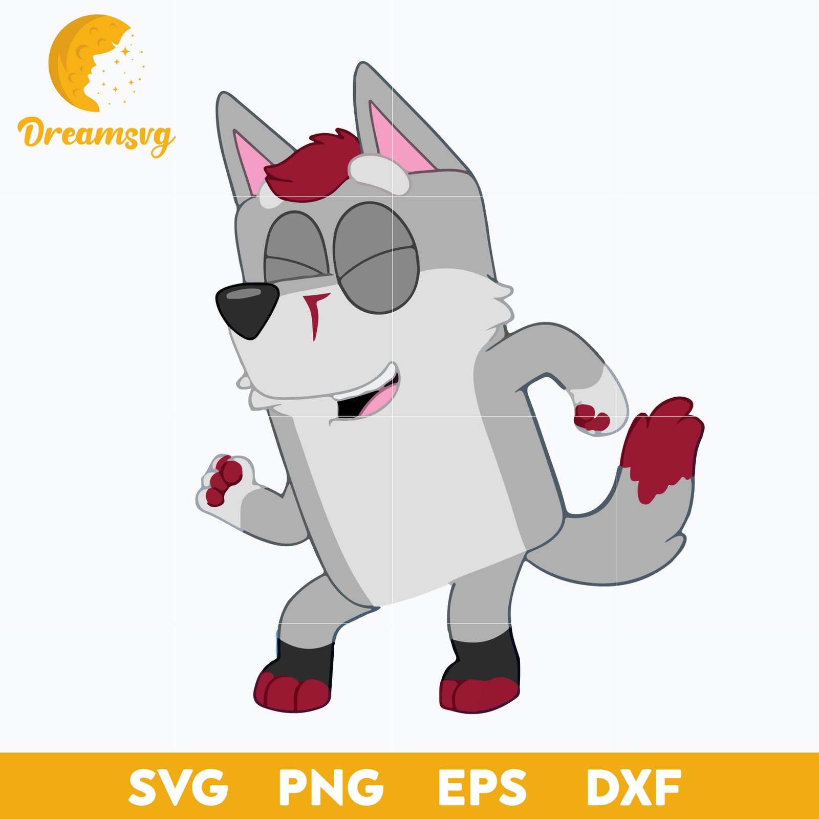 Bluey Svg, Bluey character svg, Bluey Cartoon svg, Bluey dog cartoon S