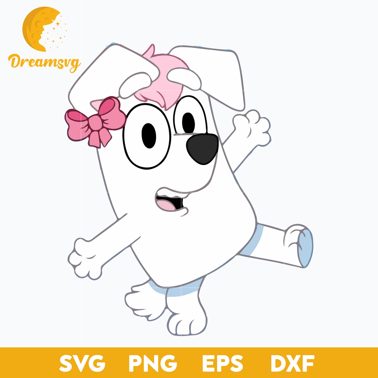 Bluey Svg, Bluey character svg, Bluey Cartoon svg, Bluey dog cartoon S