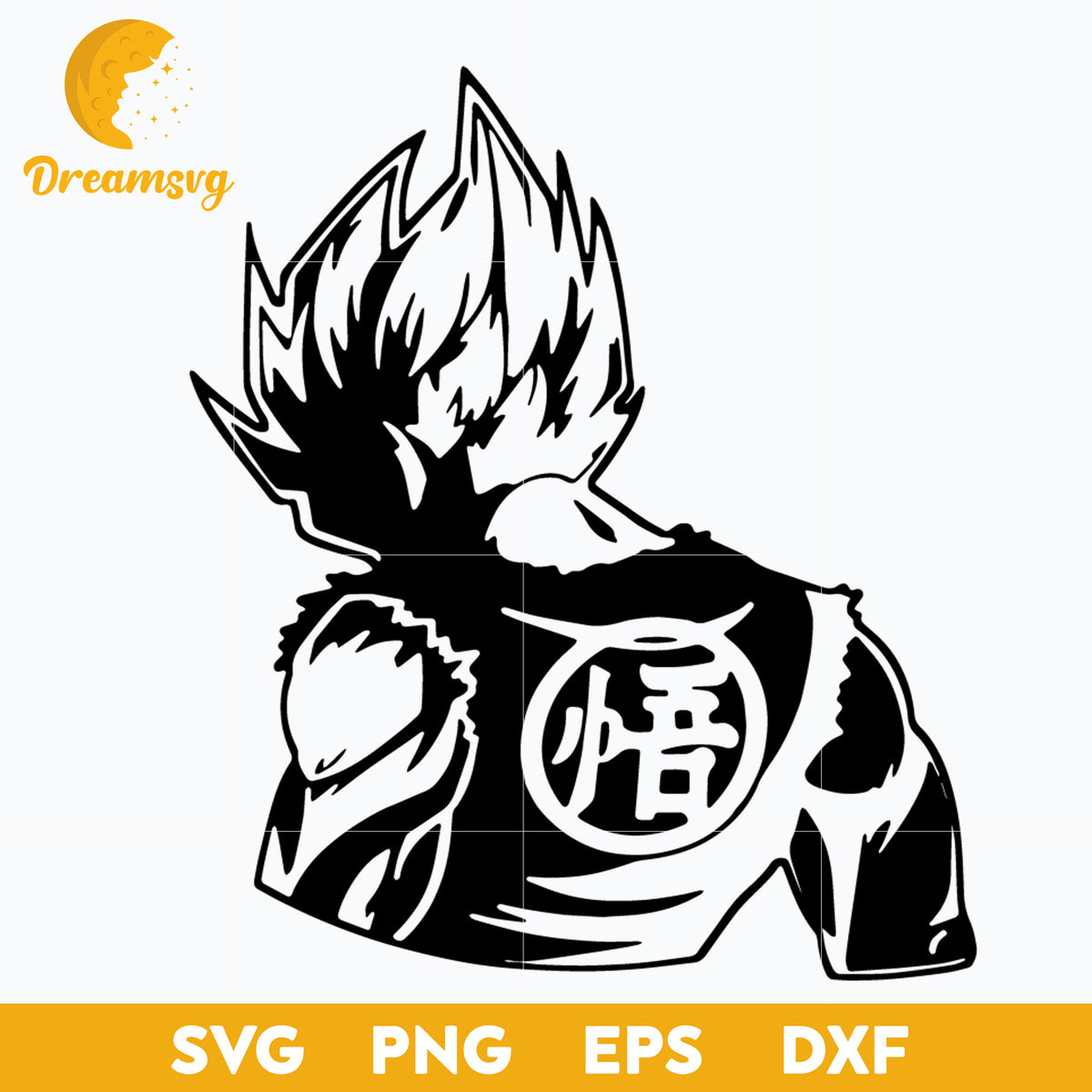 Behind Vegeta Dragon Ball SVG, Dragon Ball Z SVG, Goku SVG, file for c ...