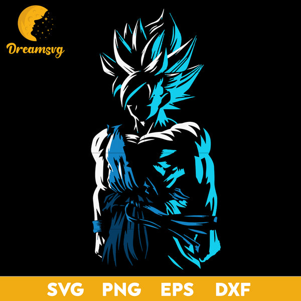 Goku Super Saiyan Svg, Goku Dragon Ball Svg, Dragon Ball Z Svg, file f