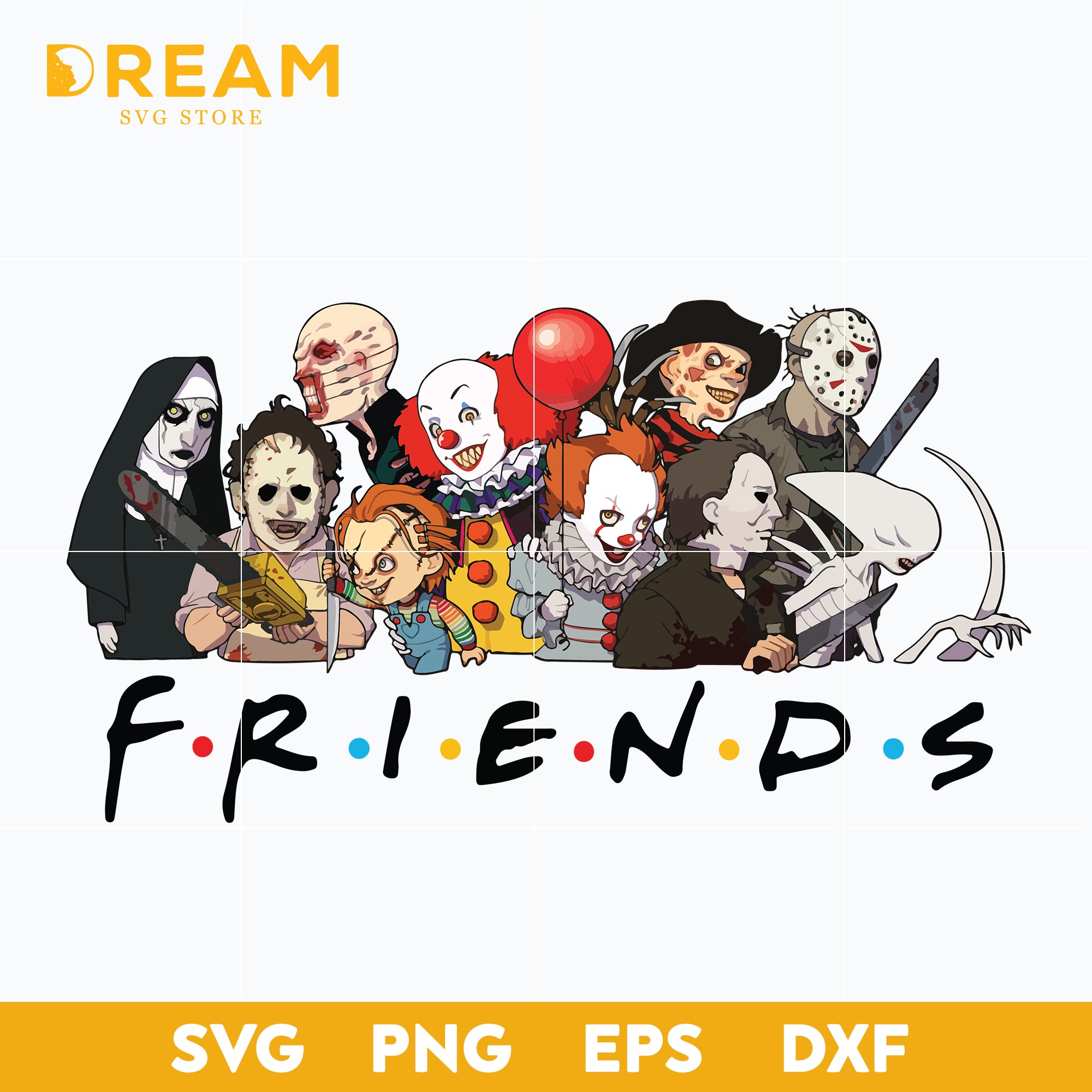 Download Friends Horror Movie Creepy Halloween svg, Halloween svg ...