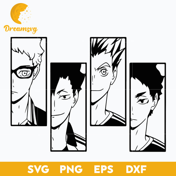 Haikyuu Svg, Anime Svg, Manga Svg, Japanese Svg, Anime Lover