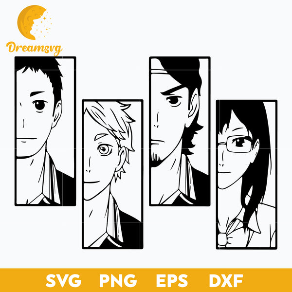 Haikyuu Svg, Anime Svg, Manga Svg, Japanese Svg, Anime Lover