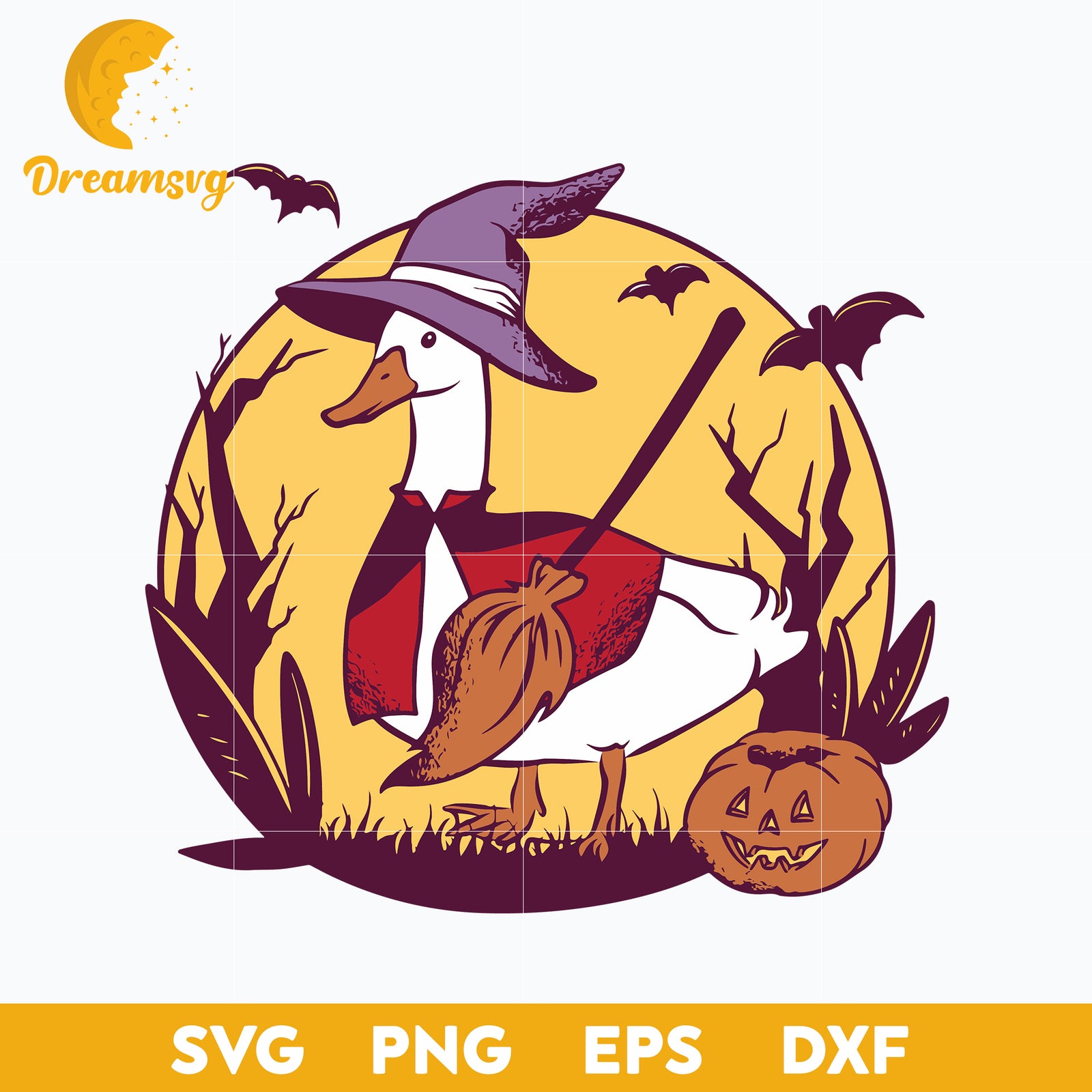 Honky Duck Halloween svg, Halloween svg, png, dxf, eps digital file.