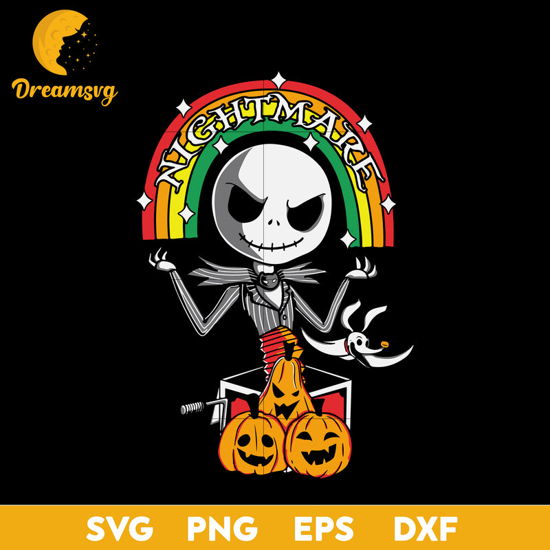 Jack Skellington Halloween svg, Halloween svg, png, dxf, eps digital f