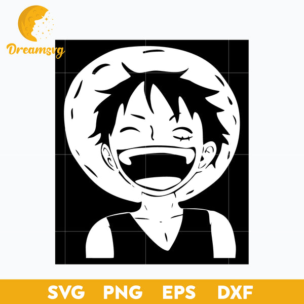 One Piece Luffy - Cricut File - Svg, Png, Dxf, Eps - LightBoxGoodMan