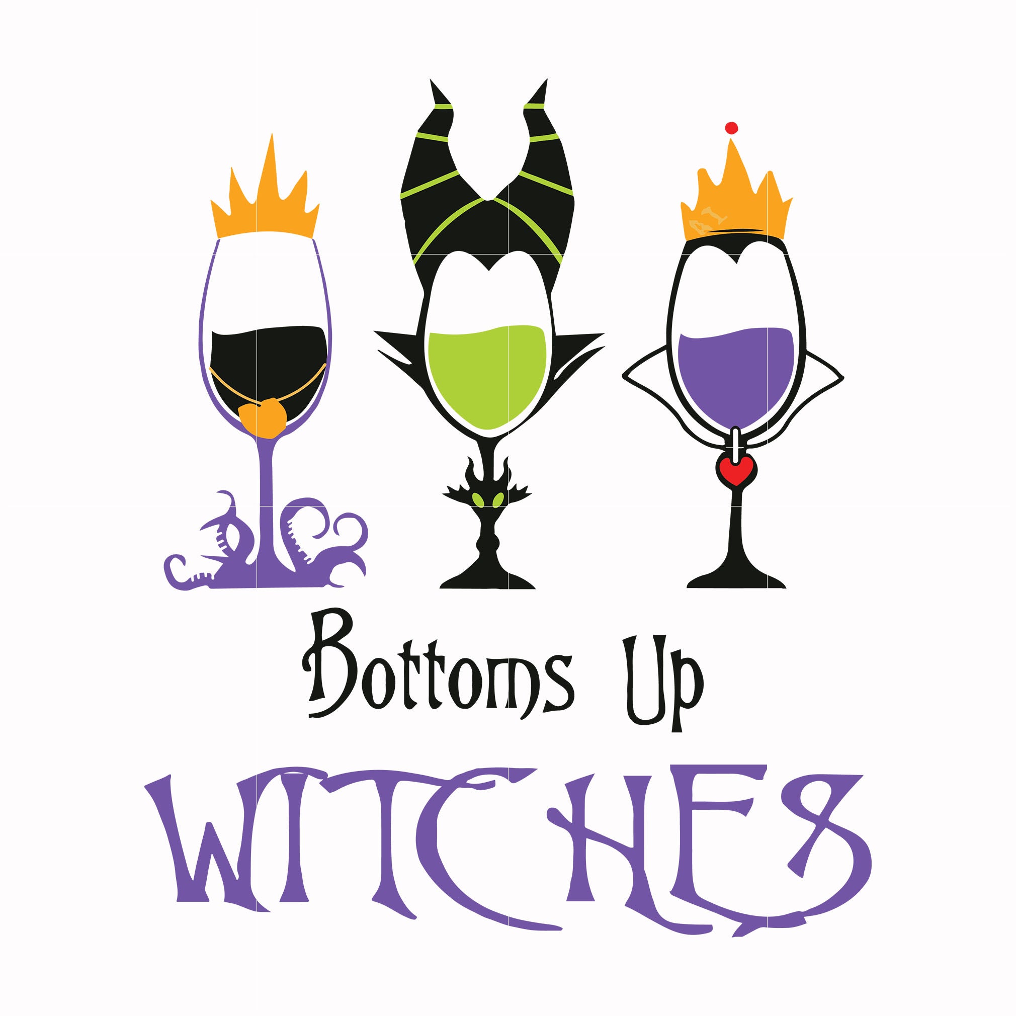 Download Bottoms Up Witches Svg Png Dxf Eps File Fn00056 Dreamsvg Store