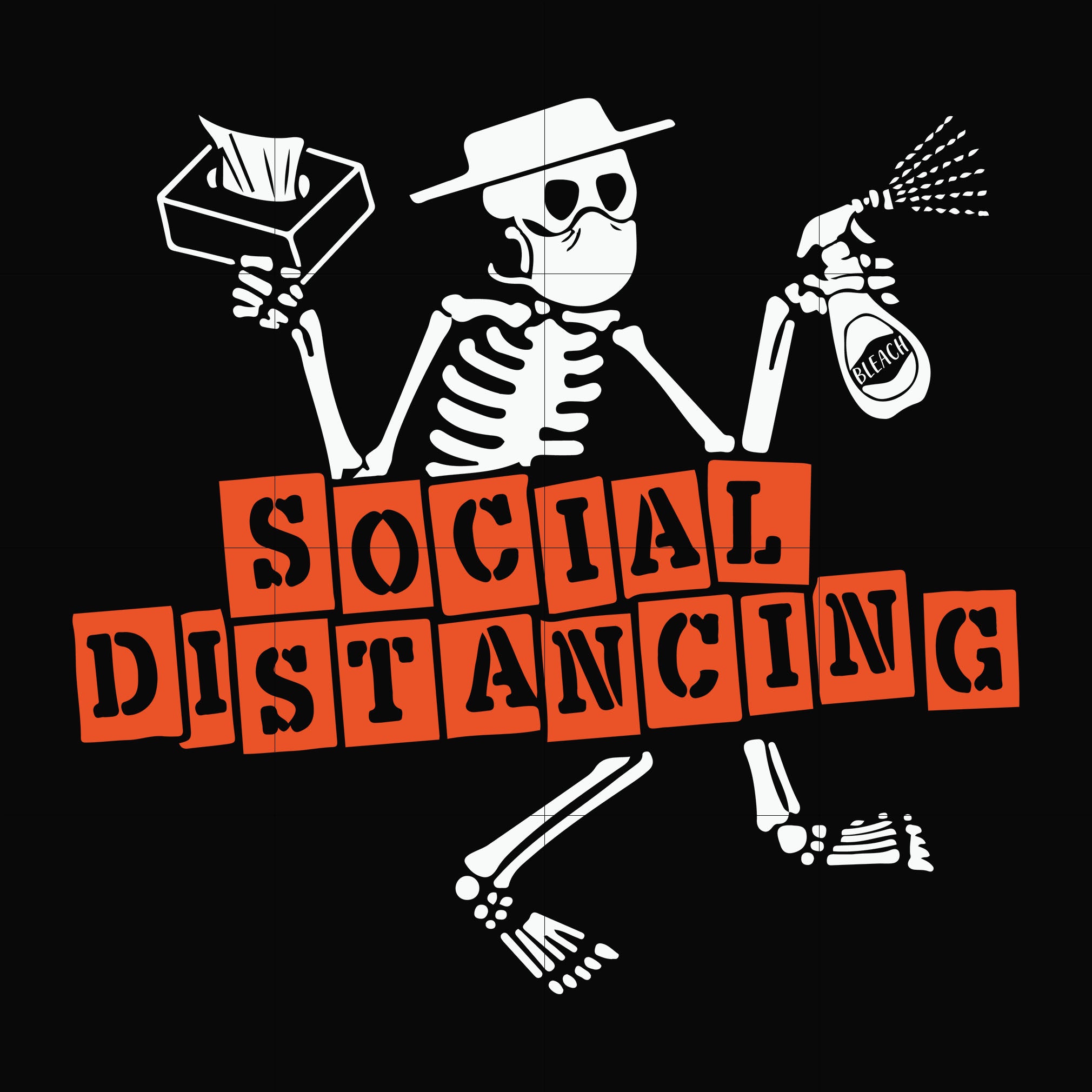 Social Distancing Expert SVG Clipart Social Distancing Expert