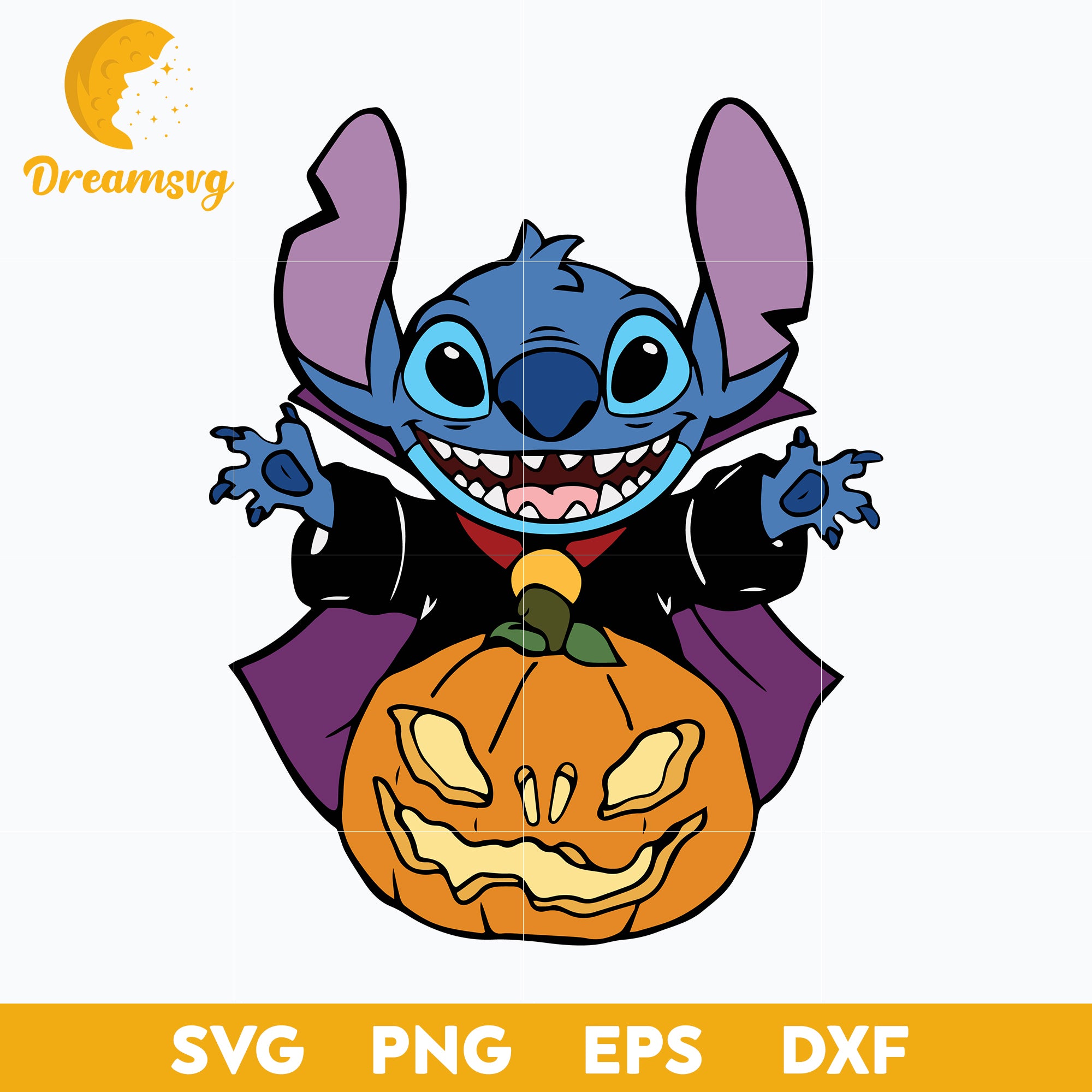 Disney Stitch Candy Halloween SVG, Vampire Stitch Candy SVG - SVGbees