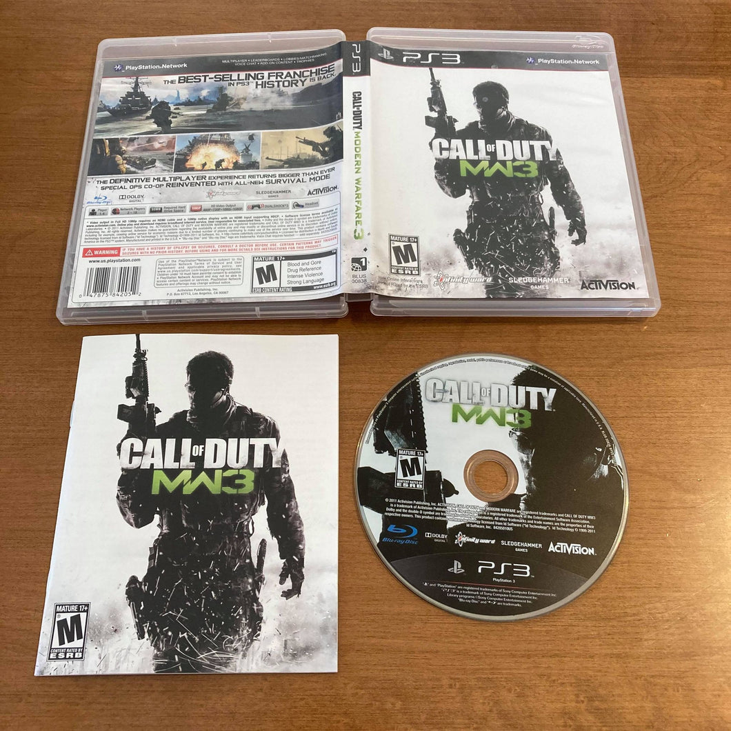 call of duty modern warfare 3 playstation 3