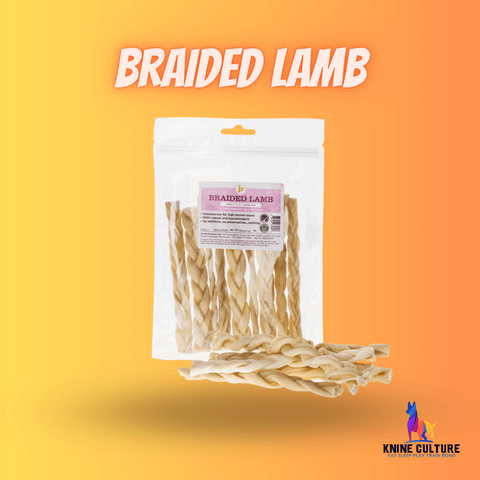 braided lamb chews