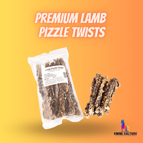 Premium Lamb Pizzle Dog Treats