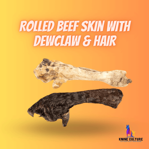 beef skin with hair treats