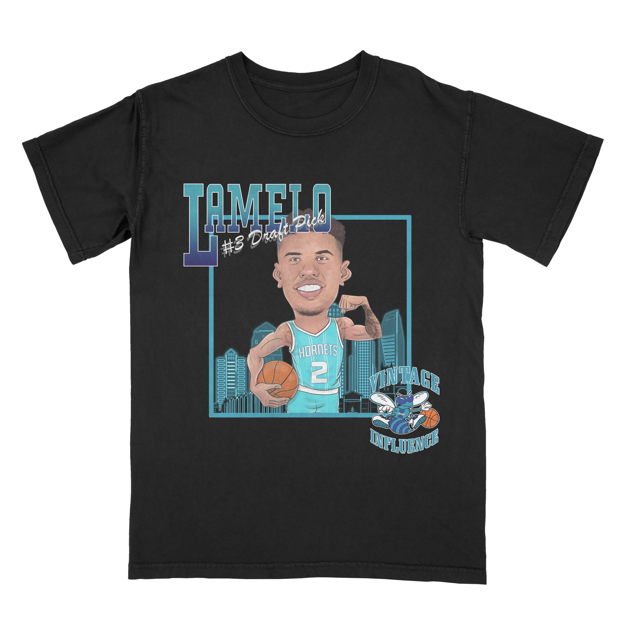 Lamelo Ball Caricature Graphic Tee - STREETWEAR