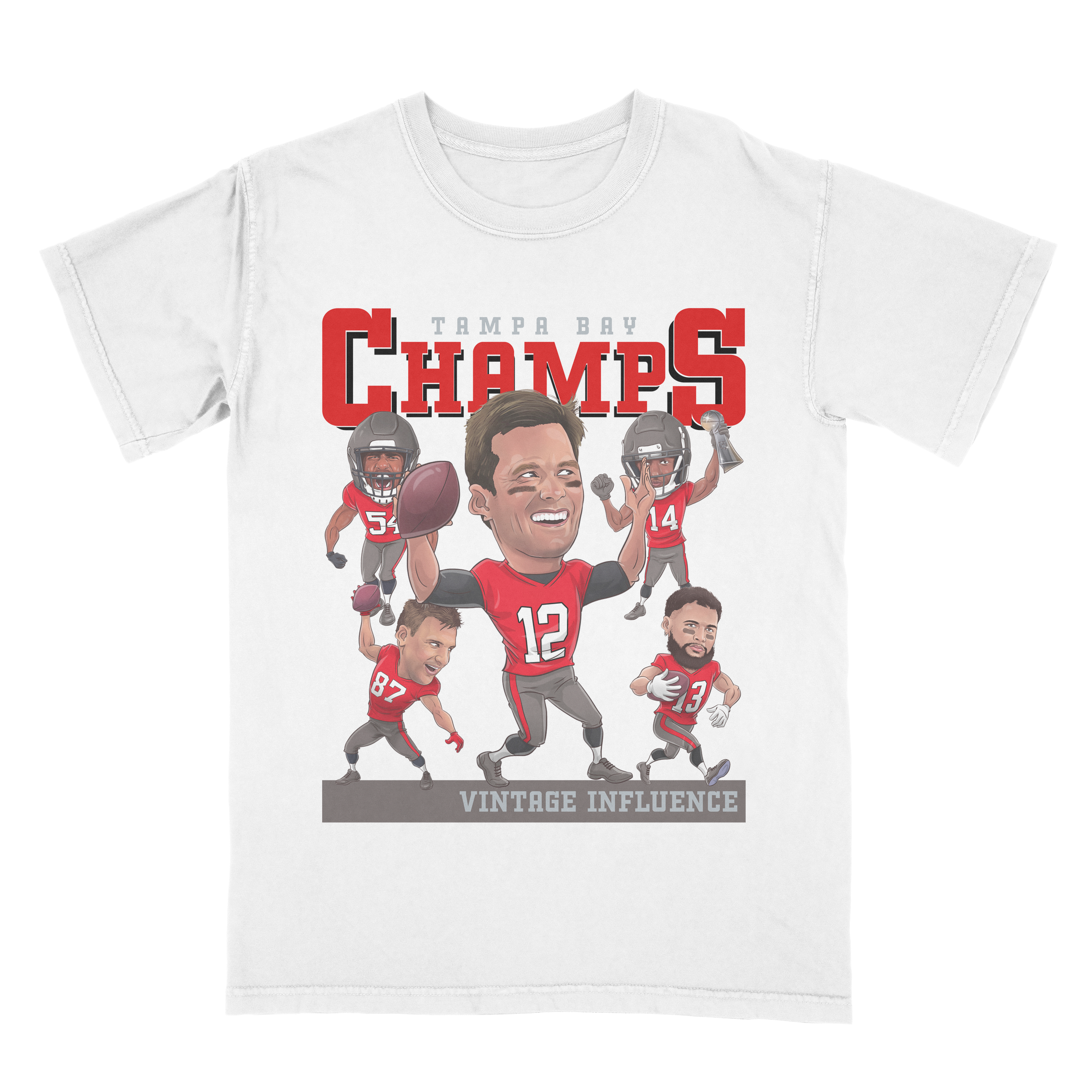 Tampa Bay Champs Caricature Graphic Tee - STREETWEAR