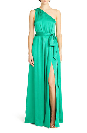 Ivy Satin One Shoulder Dress - Erin Hielle