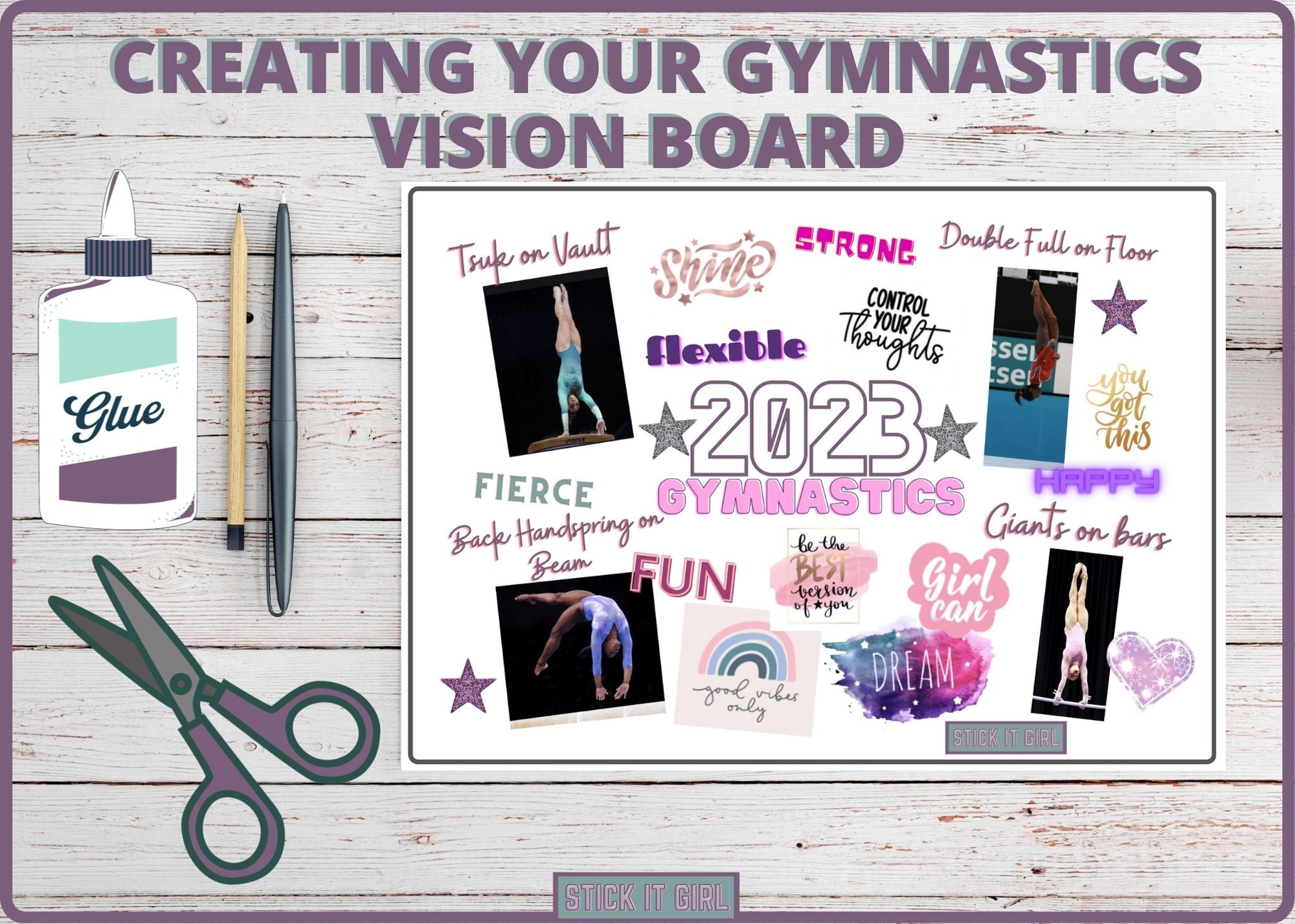 How to Make a Vision Board that Works + FREE Quotes