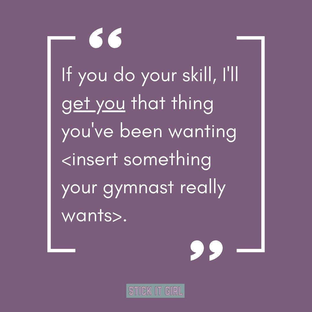 Mental Blocks in gymnastics - what not to say to your gymnast - Stick It Girl Blog