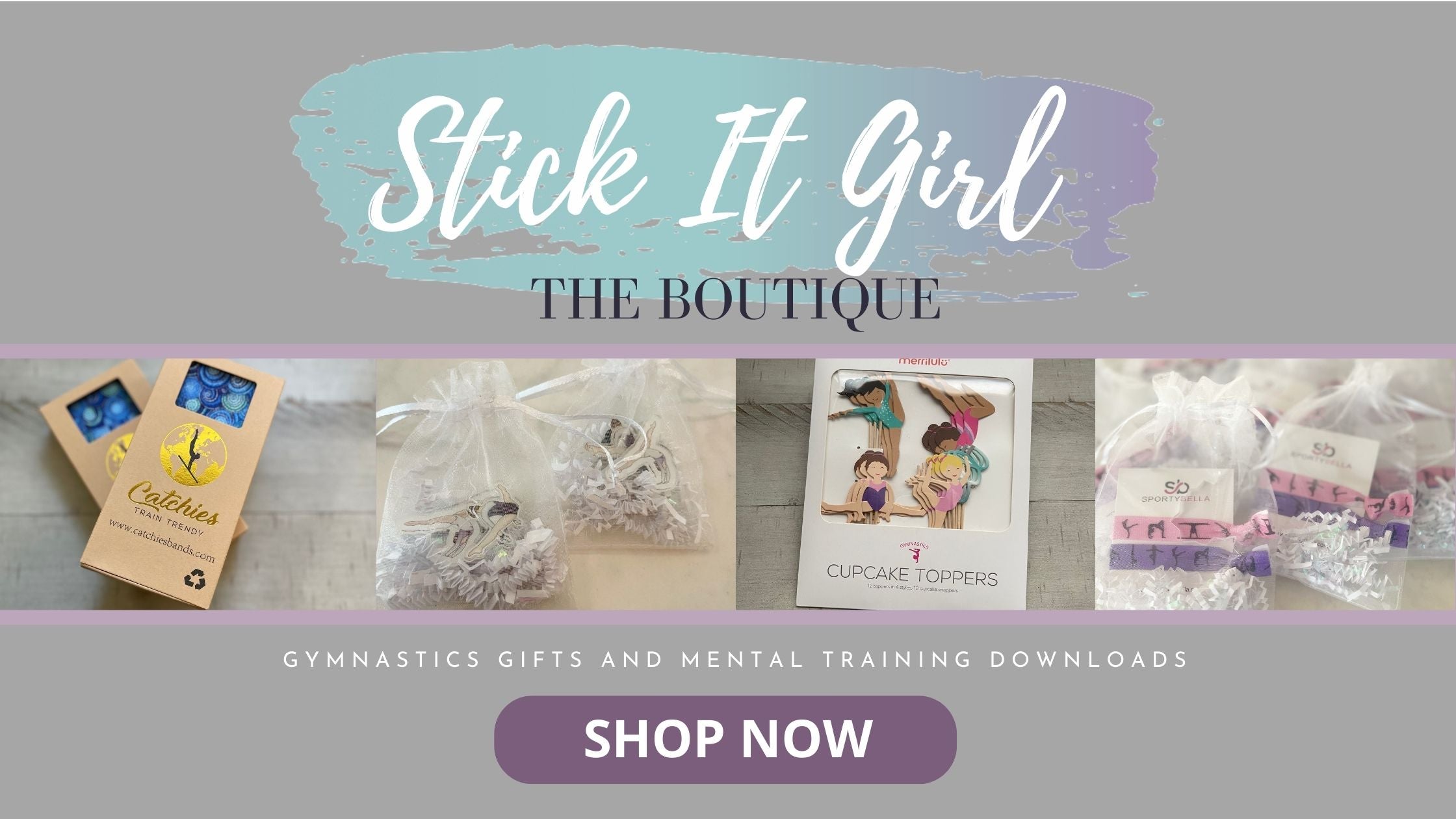 Shop gymnastics gifts and more at the Stick It Girl Boutique