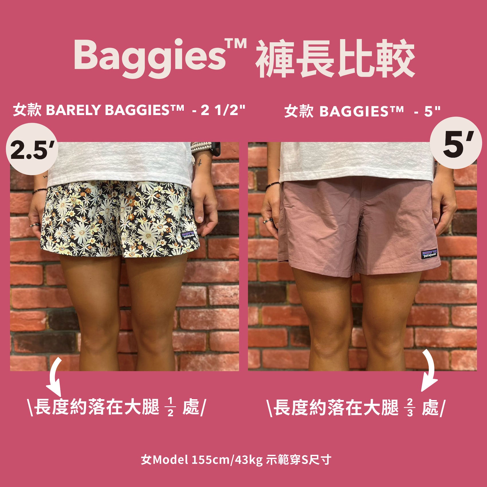 Patagonia® Women's Barely Baggies™ Shorts - 2 1/2