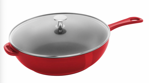 Staub 4 Qt Round Dutch Oven Cocotte with Glass Lid – Kitchen a la Mode