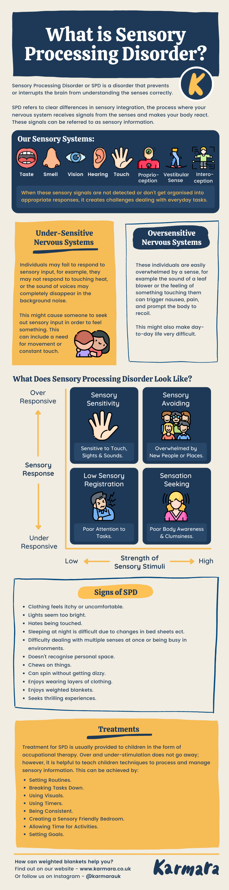 Sensory Processing Disorder Infographic