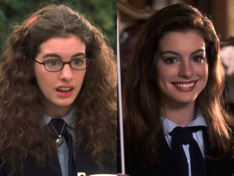 The Princess Diaries curly hair transformation