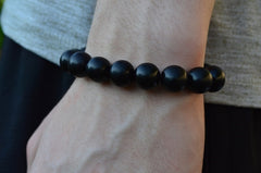 Ebony Buddha bracelet