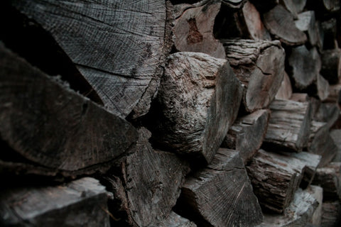 Ebony wood logs