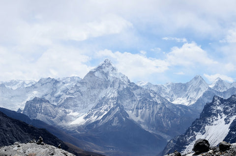The Himalayas where Rudrasksha seeds can be found