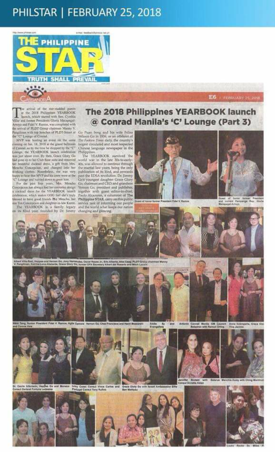 The 2018 Philippines YEARBOOK Launch @ Conrad Manila's 'C' Lounge (Part 3)