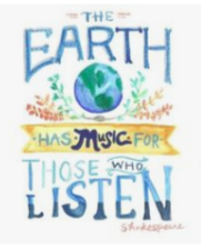 picture of world with the writing the earth listens to those who do good