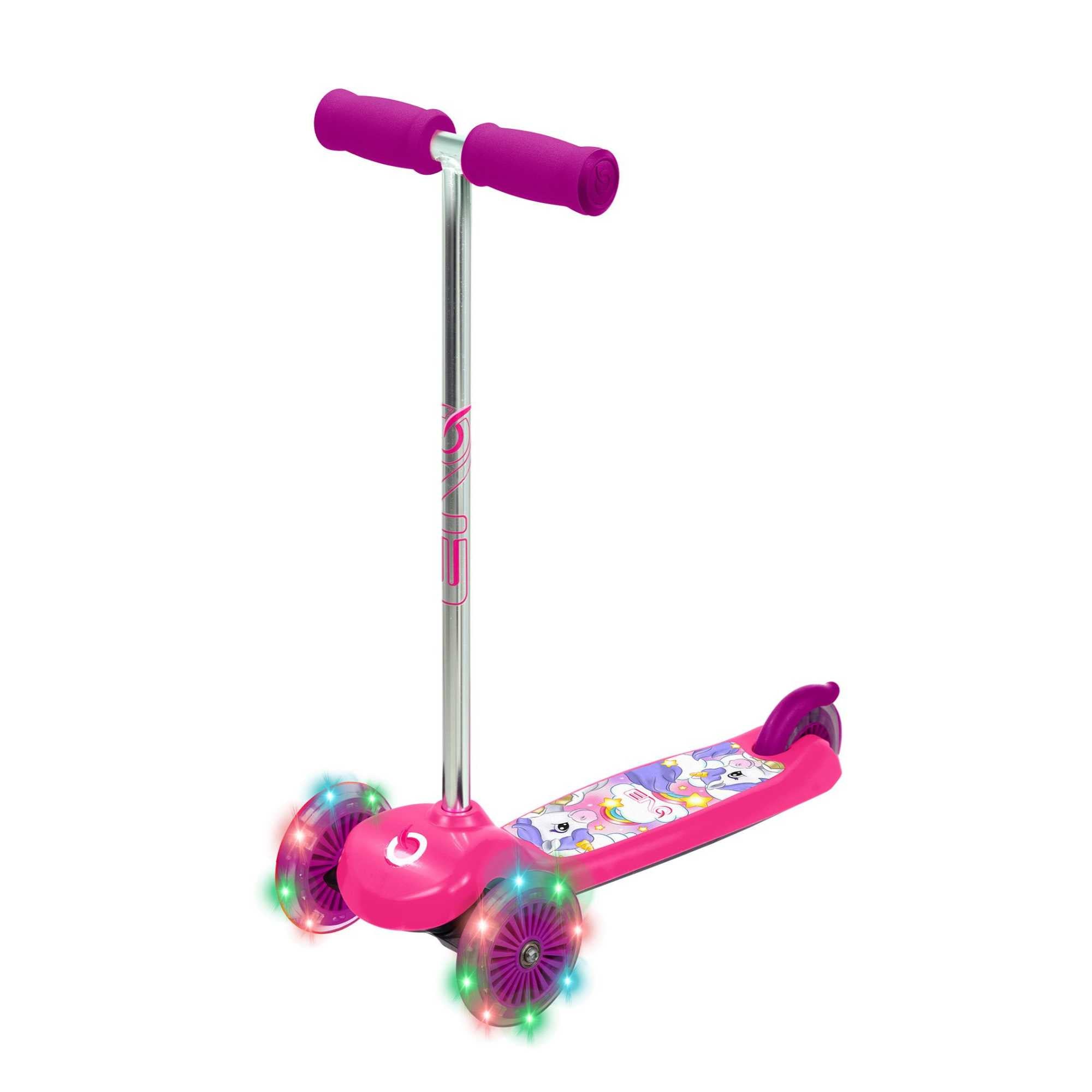 Image of EVO Light-Up Move 'N' Groove Scooter - Unicorn