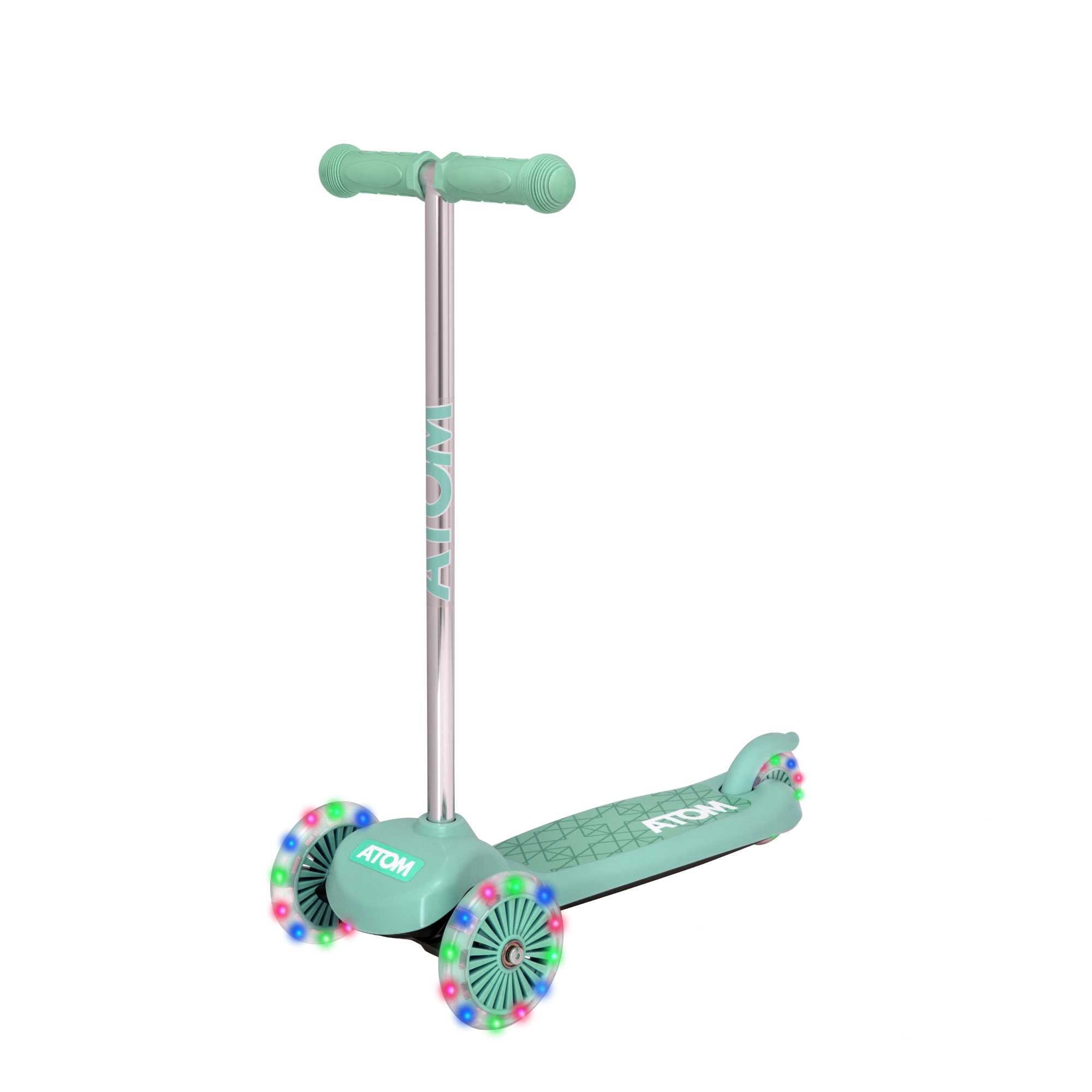 Image of ATOM Light-Up Move 'N' Groove Scooter - Green