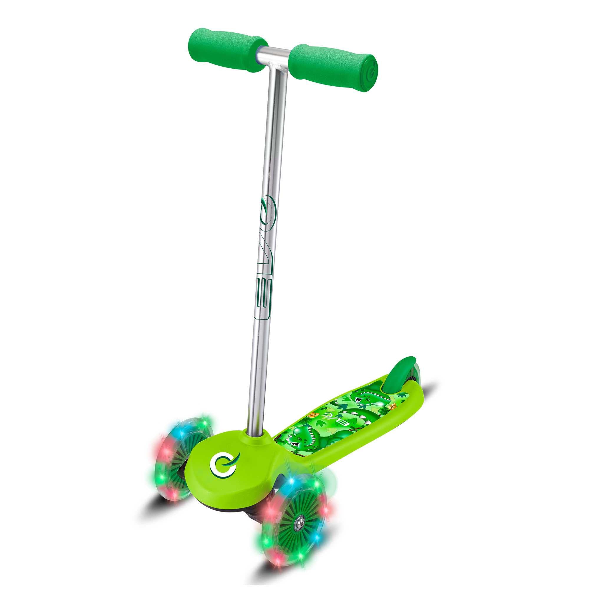 Image of EVO Light-Up Move 'N' Groove Scooter - Dinosaur