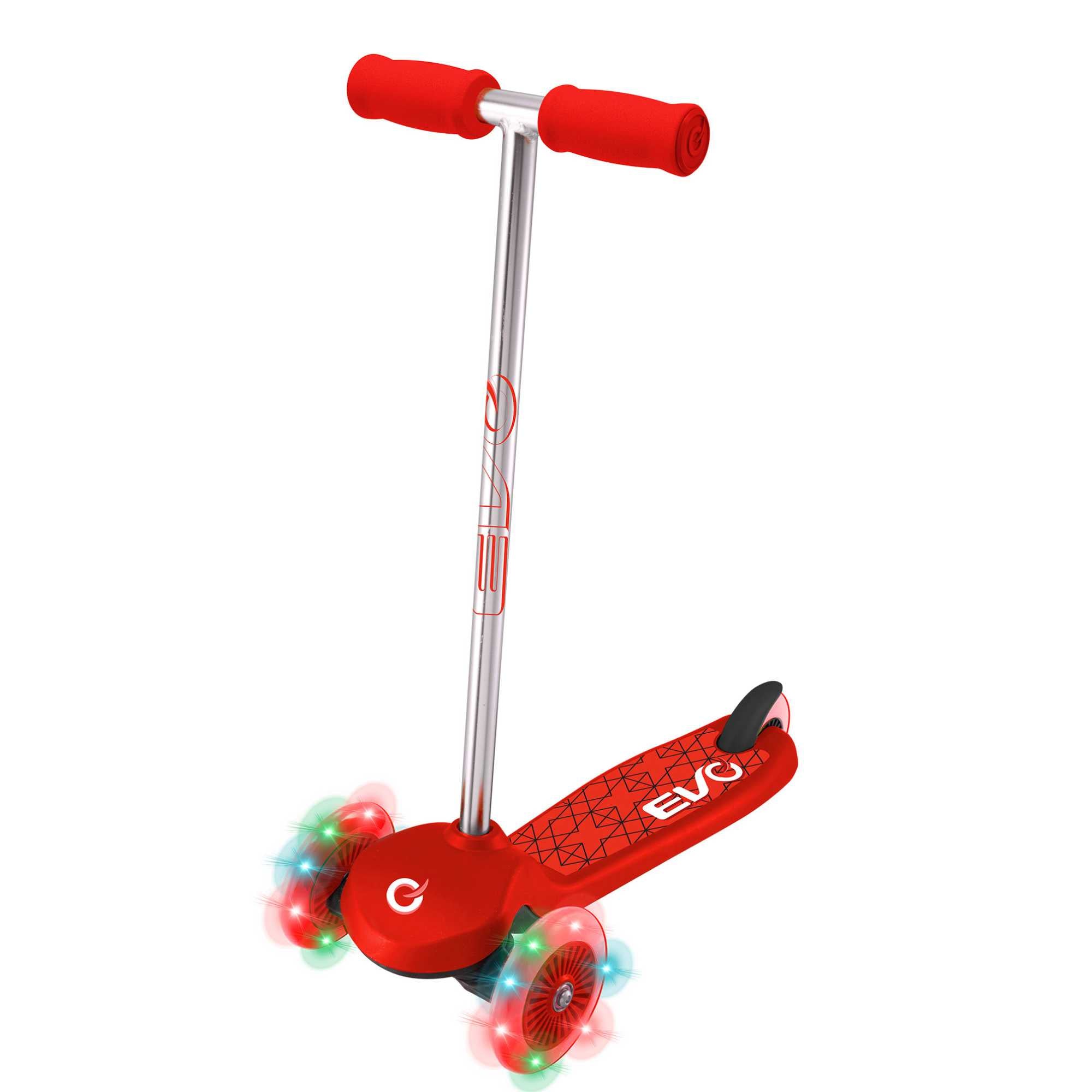 Image of EVO Light-Up Move 'N' Groove Scooter - Red