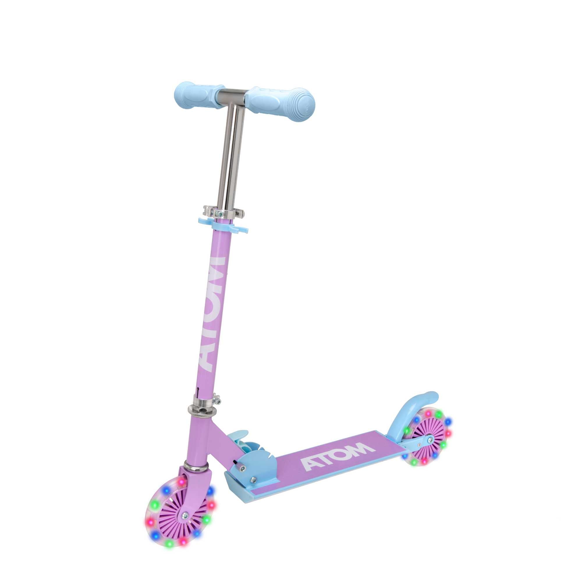 Image of ATOM Light Up Inline Scooter - Lilac
