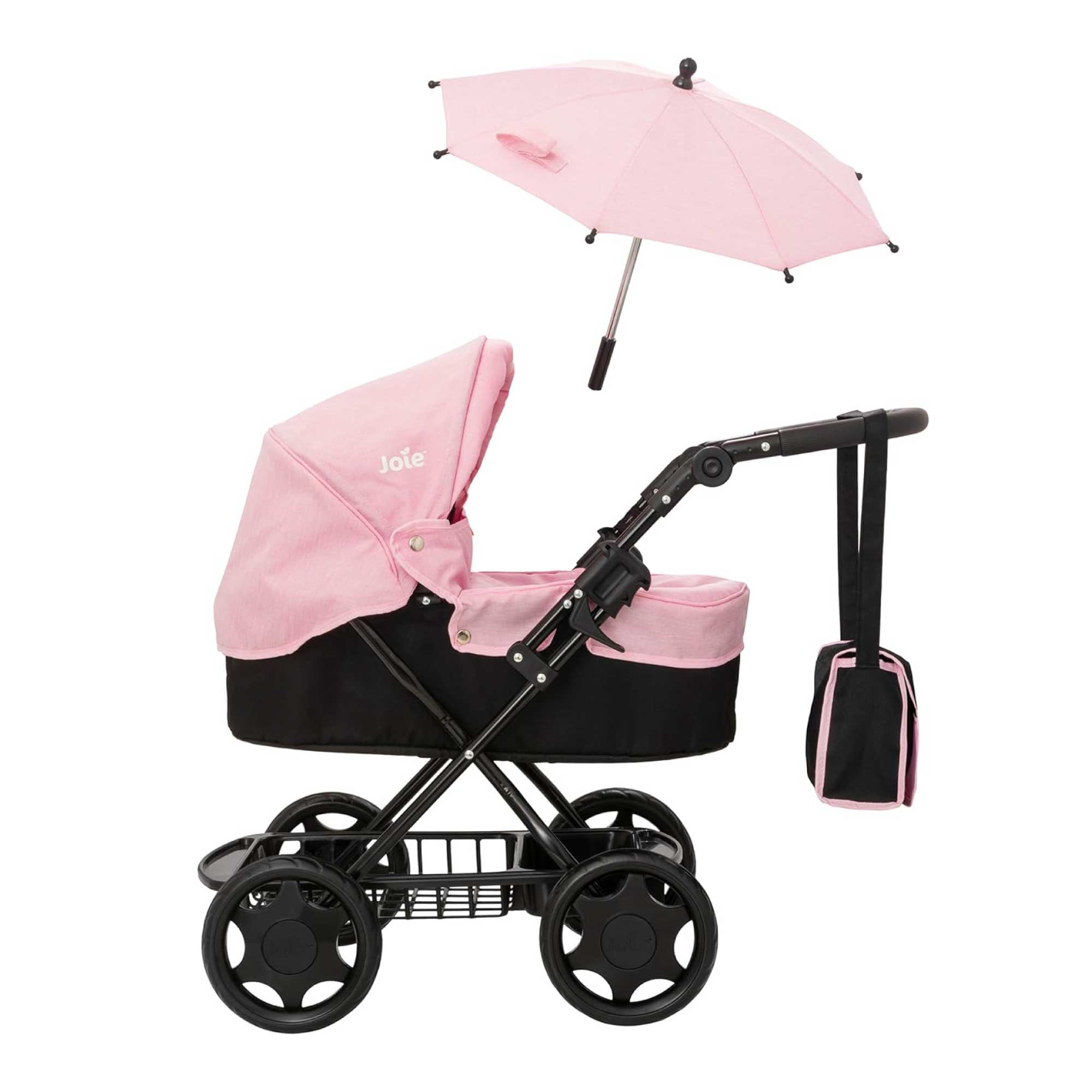 Joie Junior Classic Pram - Includes Handheld Parasol & Changing Bag